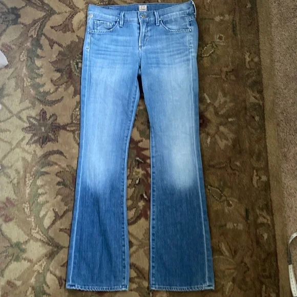 Citizens Of Humanity Dita petite bootcut Light Blue Flare Jeans. - Picture 2 of 7